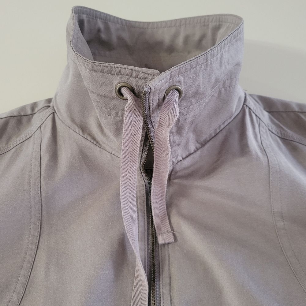Christopher & Banks Women's Taupe Tan Lightweight Unlined Jacket - Picture 9 of 16